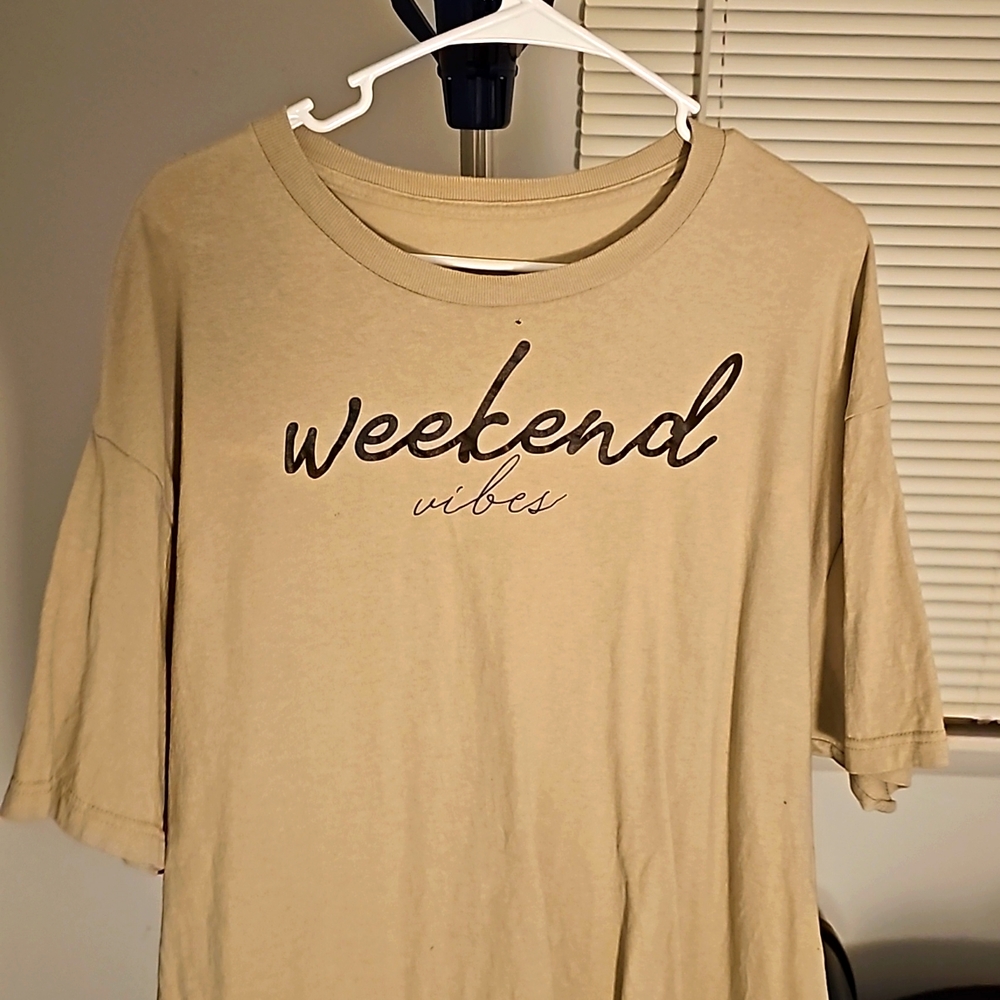 American Apparel - XL - 100% Cotton.  Minor pinhole under neck - Custom